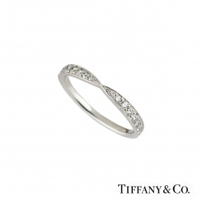 Tiffany & Co. Diamond Set Harmony Ring in Platinum